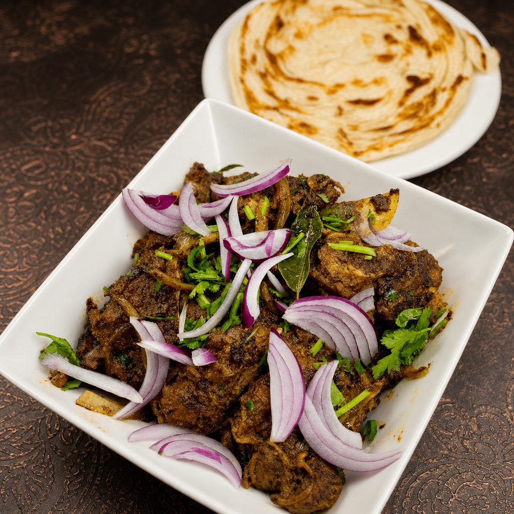 Goat Sukka Varuval (Bone - In).