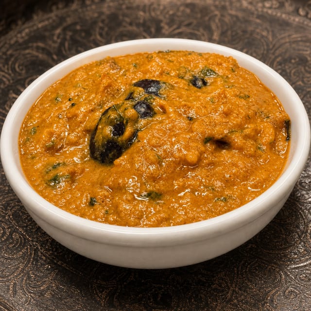 Madras Brinjal Curry.