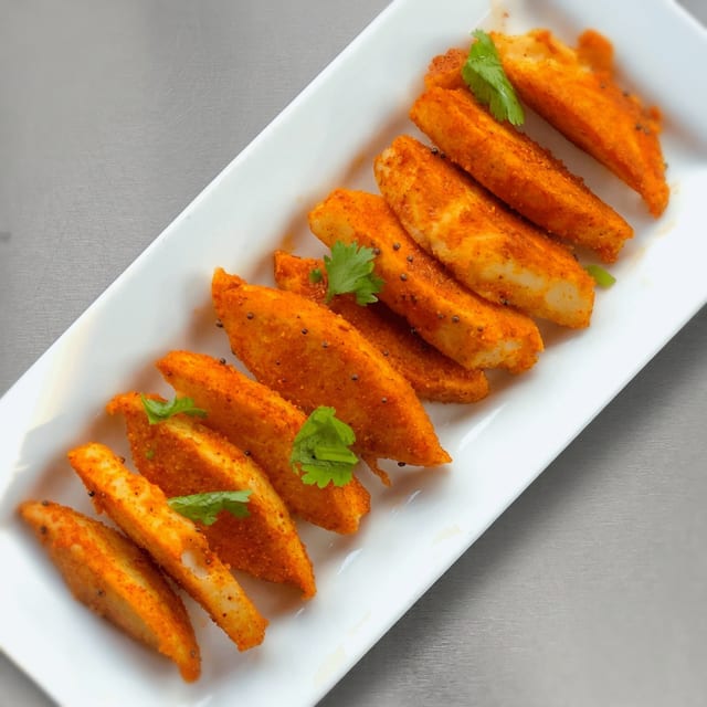 Pickled Idli.