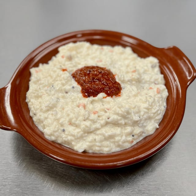 Thayir Sadam (Curd Rice).